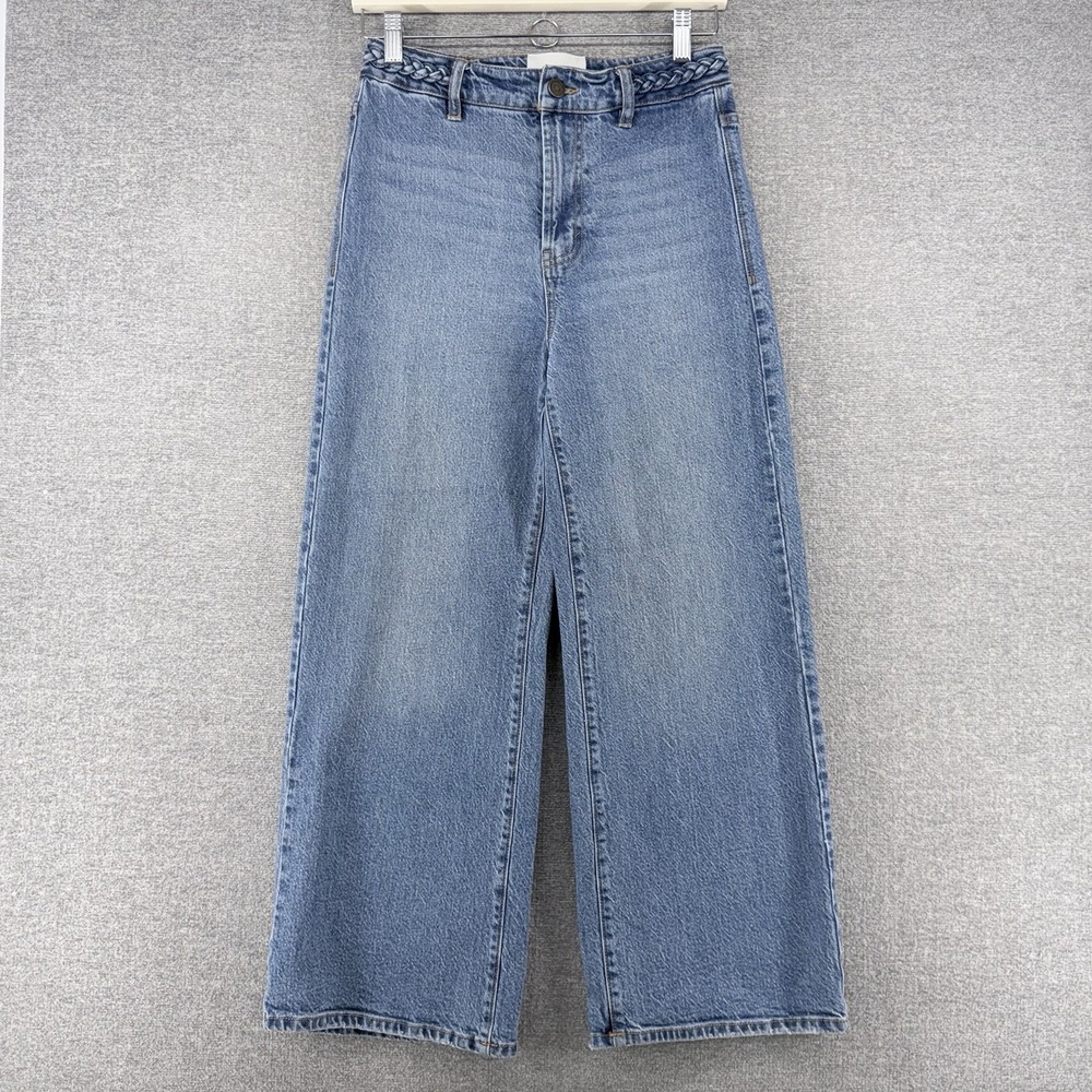 Habitual High Rise Wide Leg Jeans Pants Women Size 0/25 Denim Blue Casual